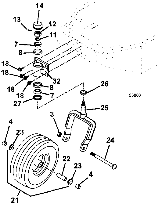 Tail Wheel Assembly 2