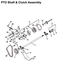 PTO Shaft & Clutch Assembly