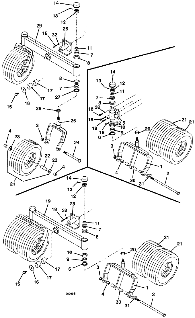 Tail Wheel Assembly 1