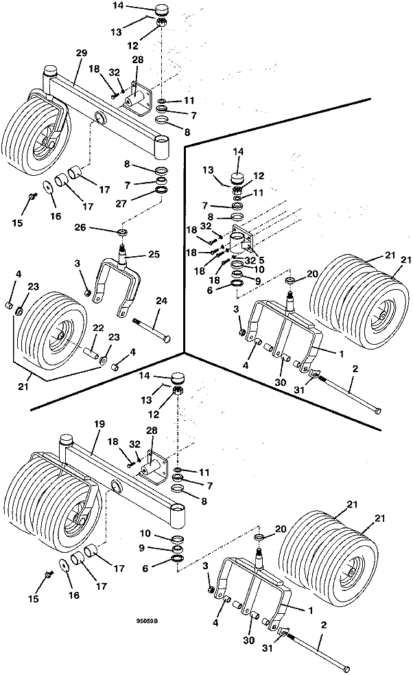 Tail Wheel Assembly 1