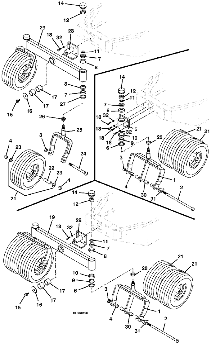 Tail Wheel Assembly 1