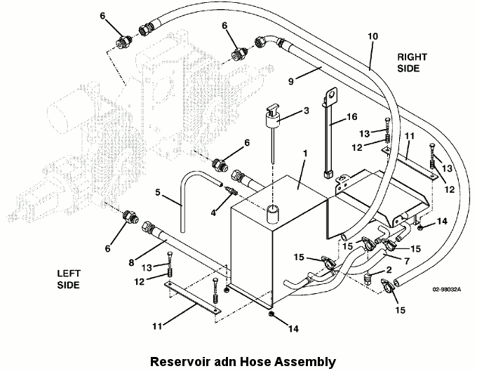 Reservoir Hose Assembly