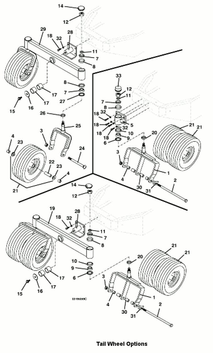 Tail Wheel Assembly 1