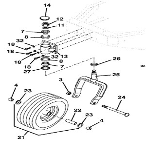 Tail Wheel Assembly 2