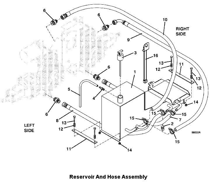 Reservoir Hose Assembly