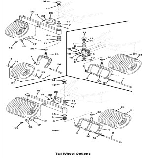 Tail Wheel Assembly 1