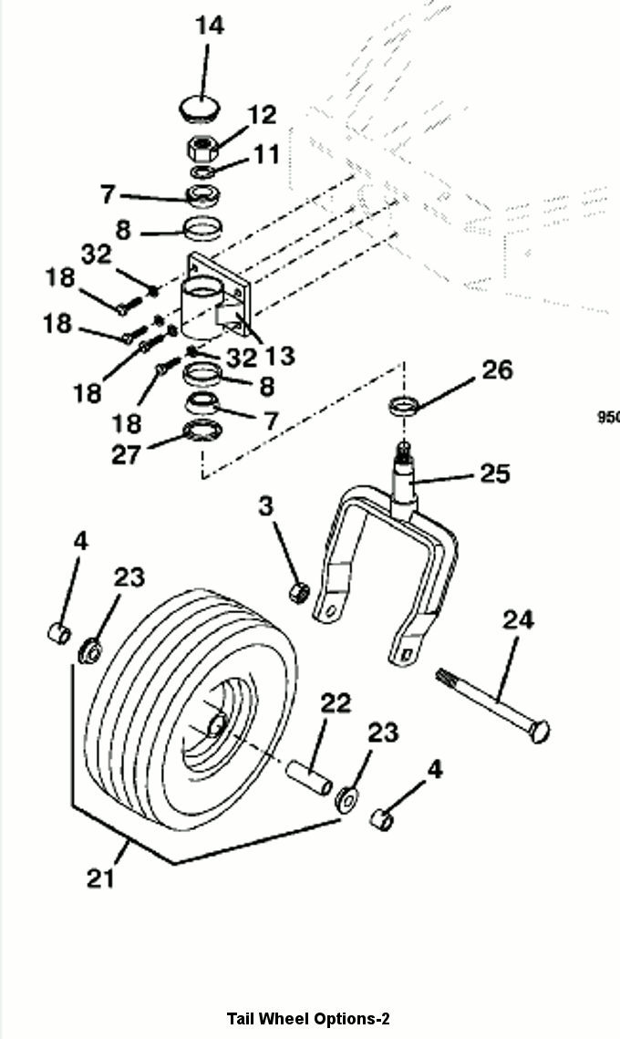 Tail Wheel Assembly 2