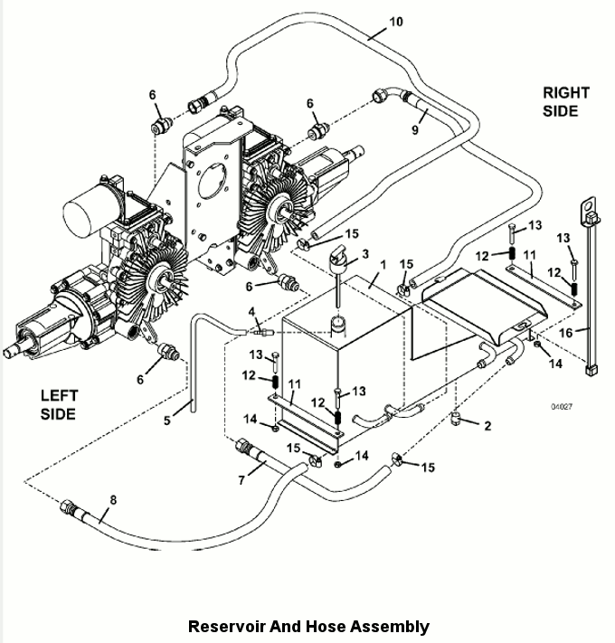 Reservoir Hose Assembly