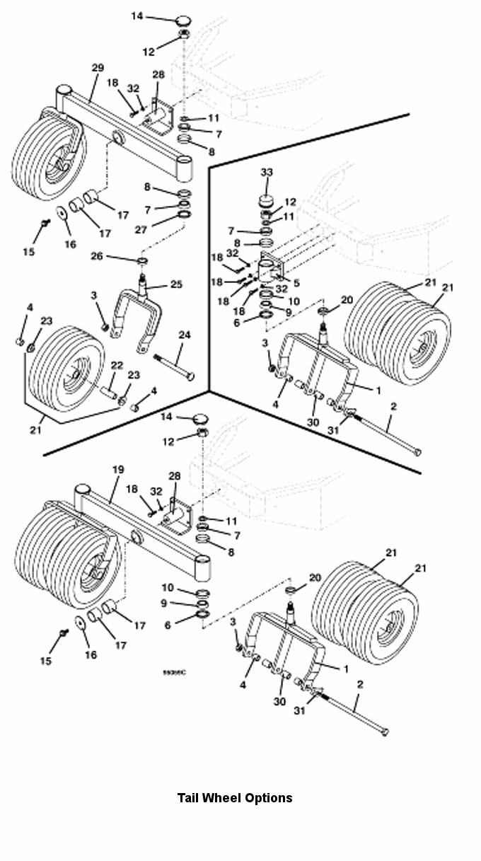 Tail Wheel Assembly 1