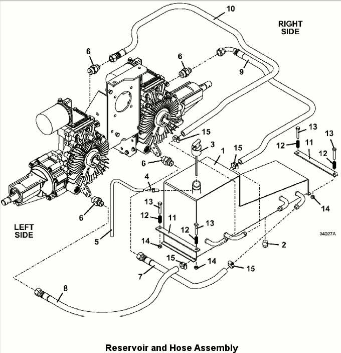 Reservoir Hose Assembly