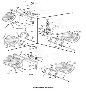 Tail Wheel Assembly 1