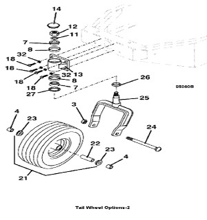 Tail Wheel Assembly 2