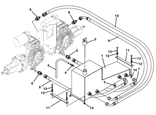 Reservoir & Hose Assembly