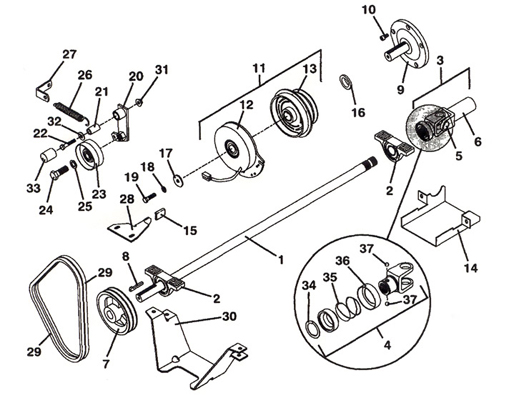 PTO Shaft & Clutch Assembly