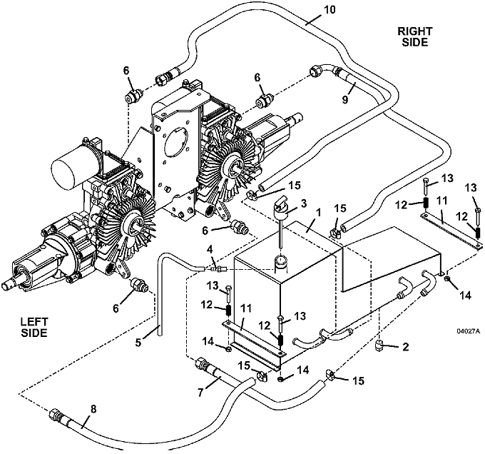 Reservoir and Hose Assembly