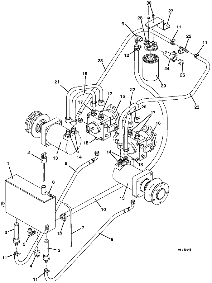 Reservoir and Hose Assembly