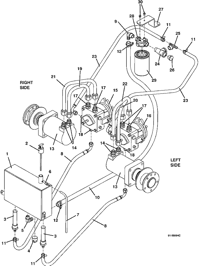 Reservoir and Hose Assembly