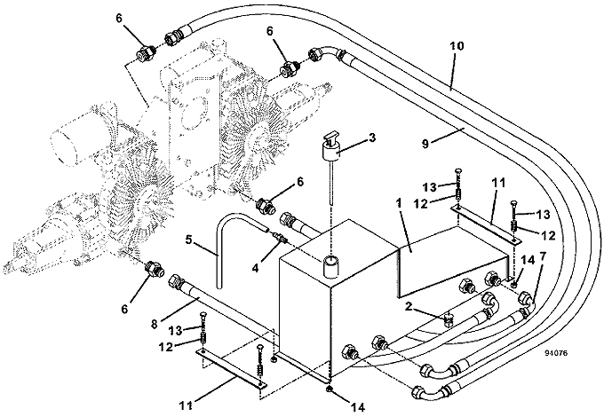 Reservoir and Hose Assembly