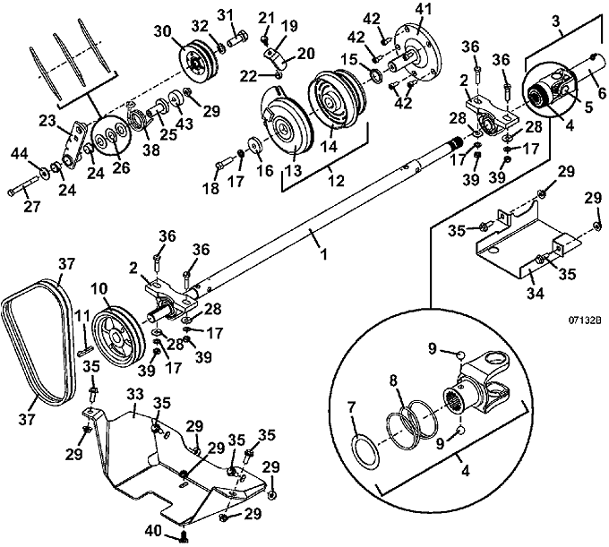 PTO Shaft & Clutch Assembly