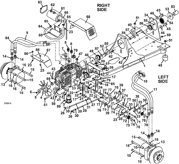 Drive Assembly, serial number 6063844 and below