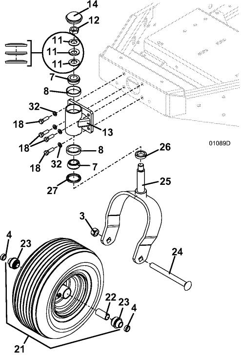 Tail Wheel Assembly 2