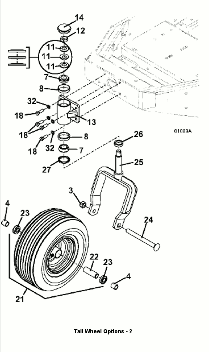 Tail Wheel Assembly