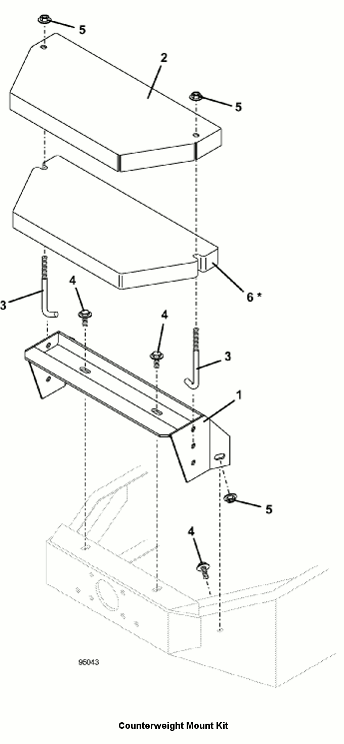 Counterweight Mount Kit