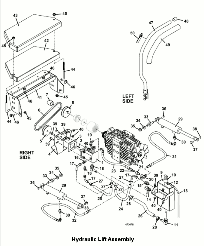 Optional Hydraulic Lift Assembly