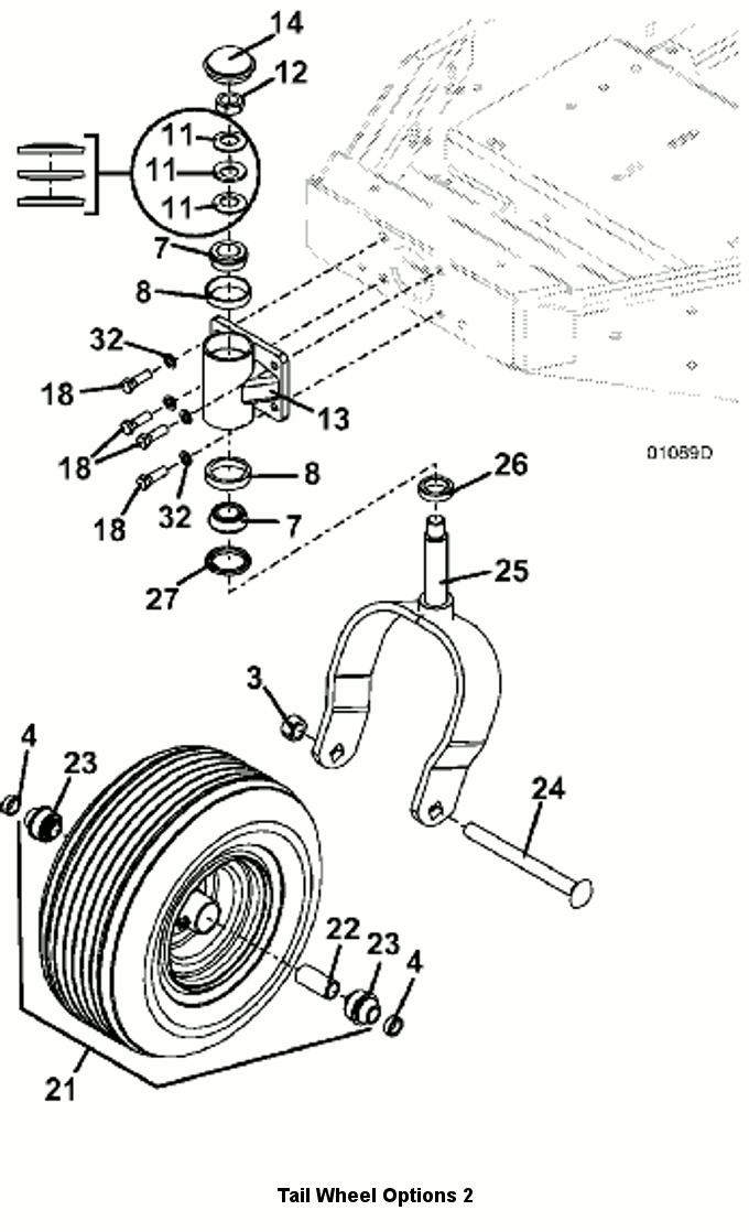 Tail Wheel Assembly