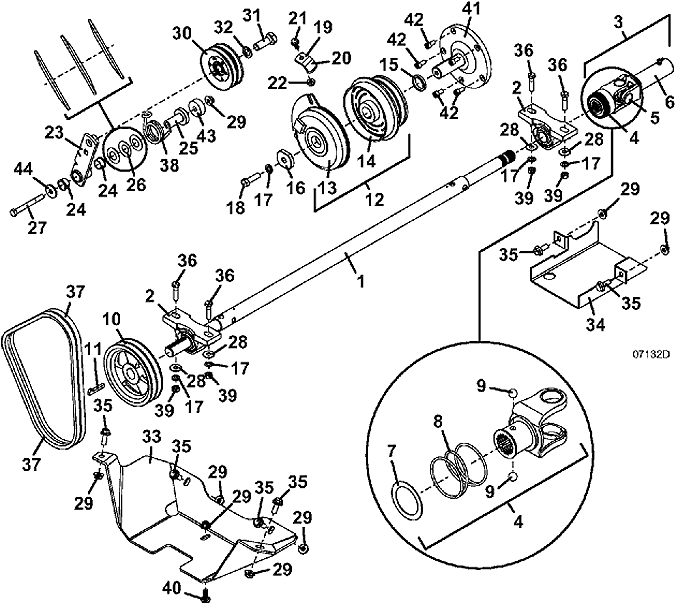 PTO Shaft & Clutch Assembly