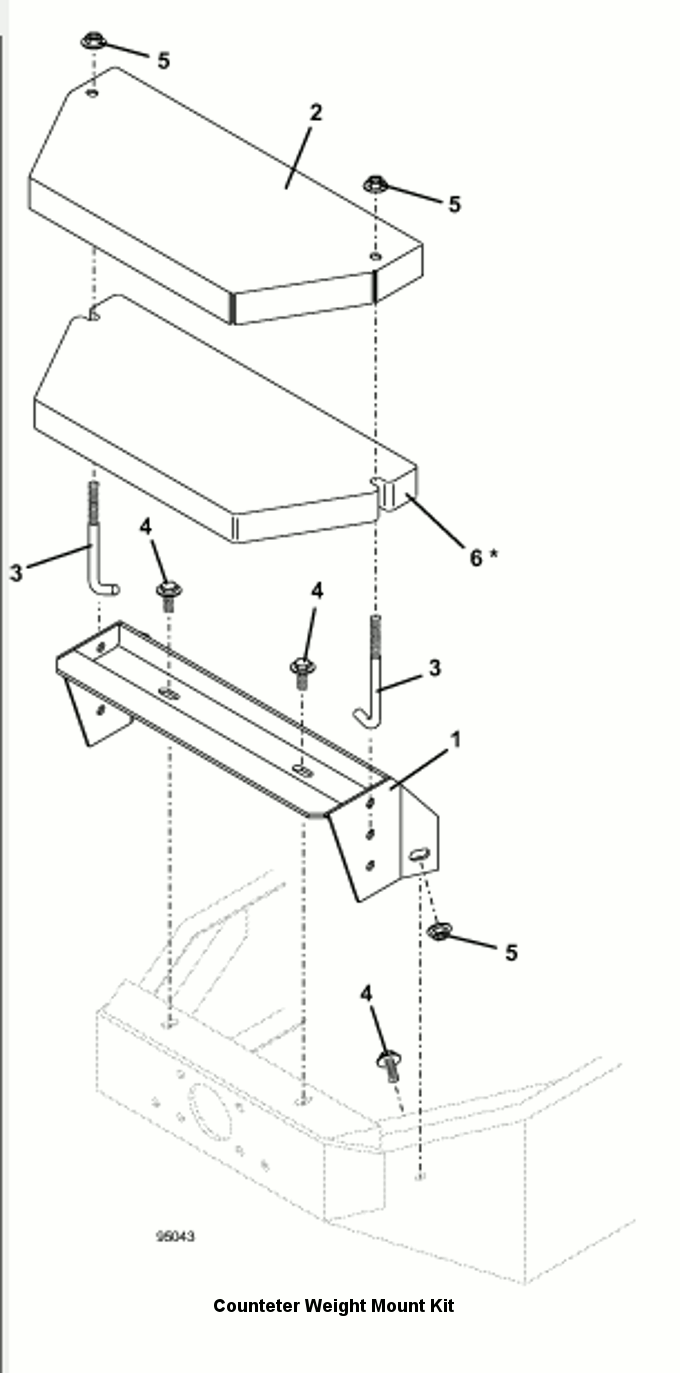 Counterweight Mount Kit