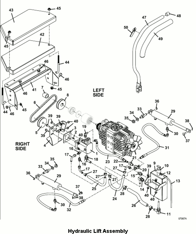 Optional Hydraulic Lift Assembly