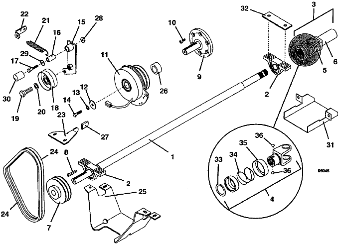 PTO Shaft Clutch Assembly