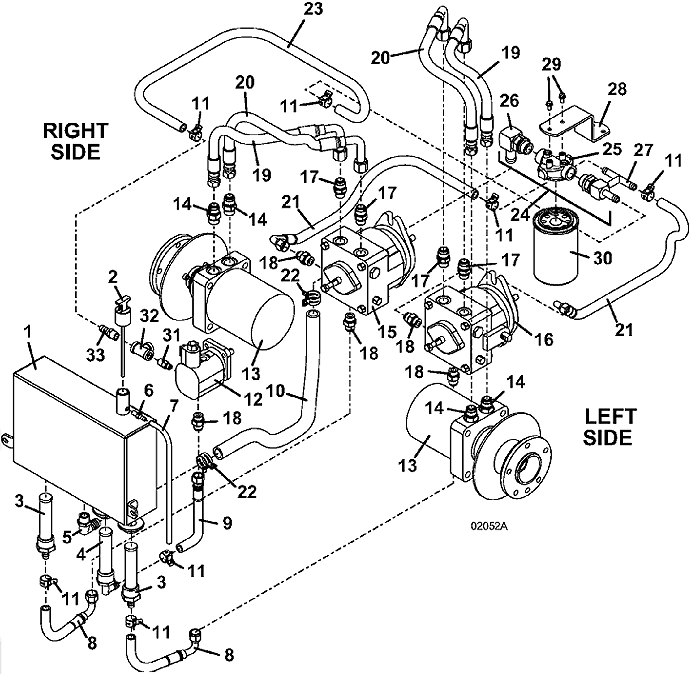 Reservoir and Hose Assembly