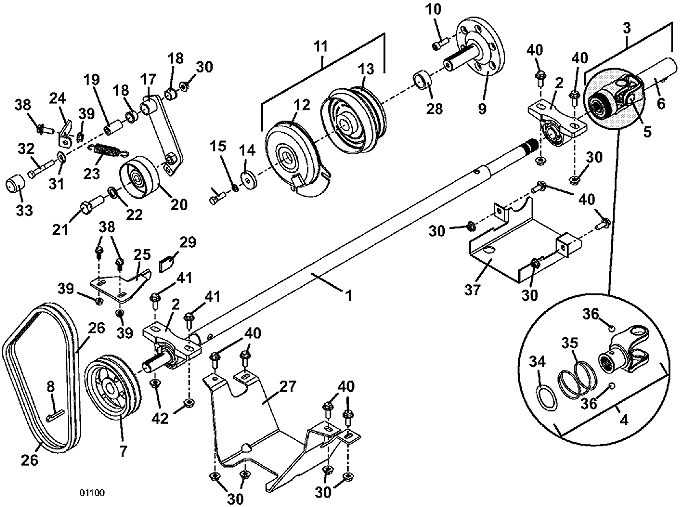 PTO Shaft Clutch and Assembly