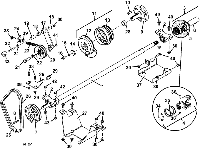 PTO Shaft Clutch and Assembly