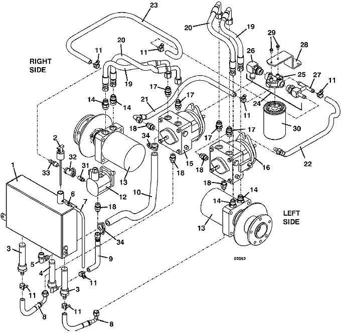 Reservoir and Hose Assembly