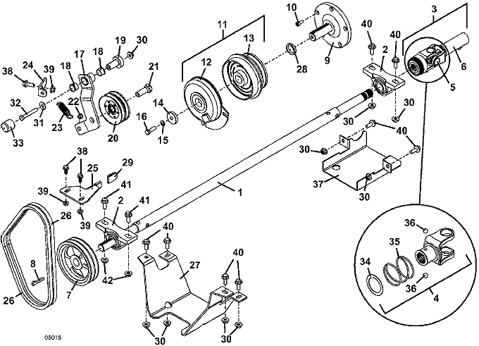 PTO Shaft Clutch and Assembly