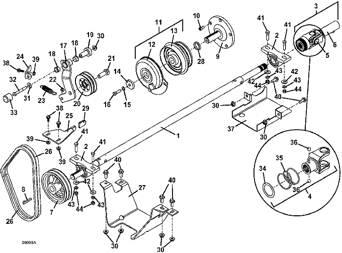 PTO Shaft Clutch and Assembly