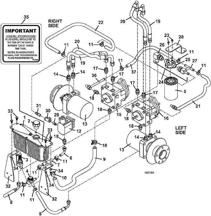 Reservoir and Hose Assembly