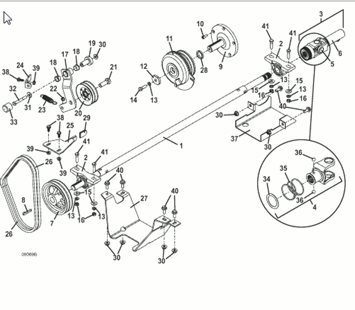 PTO Shaft Clutch and Assembly