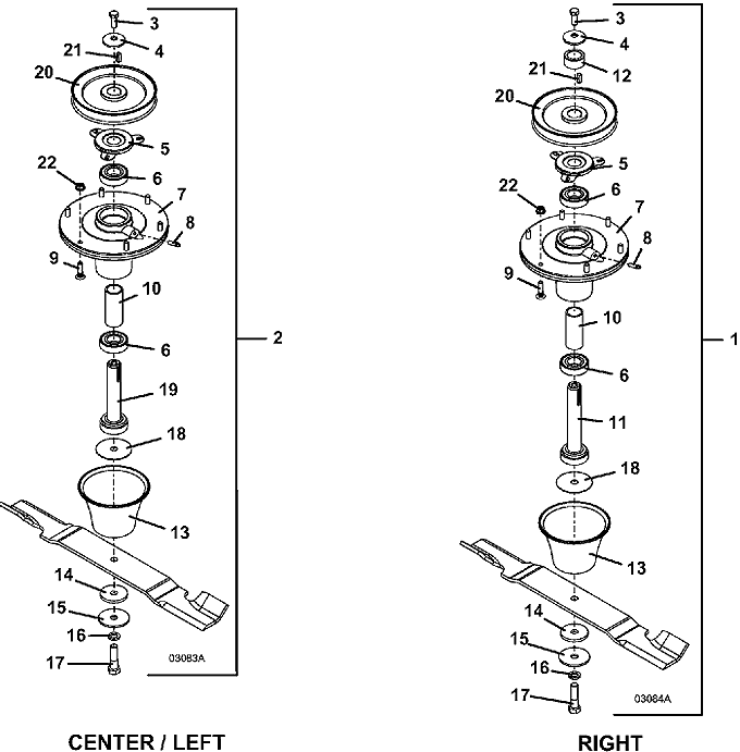 Blade Spindle Assembly