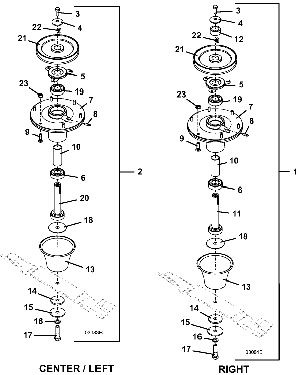 Blade Spindle Assembly