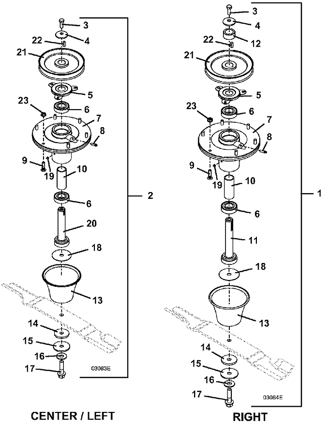 Blade Spindle Assembly