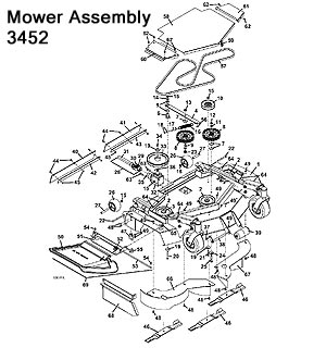 3452 Mower Assembly