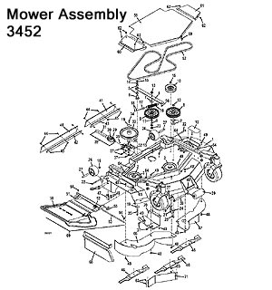 3452 Mower Assembly