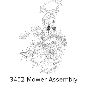 3452 Mower Assembly