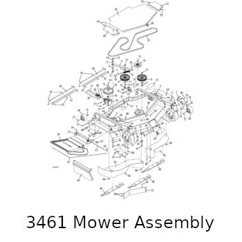 3461 Mower Assembly