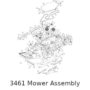 3461 Mower Assembly