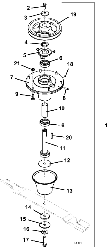 Blade Spindle Assembly